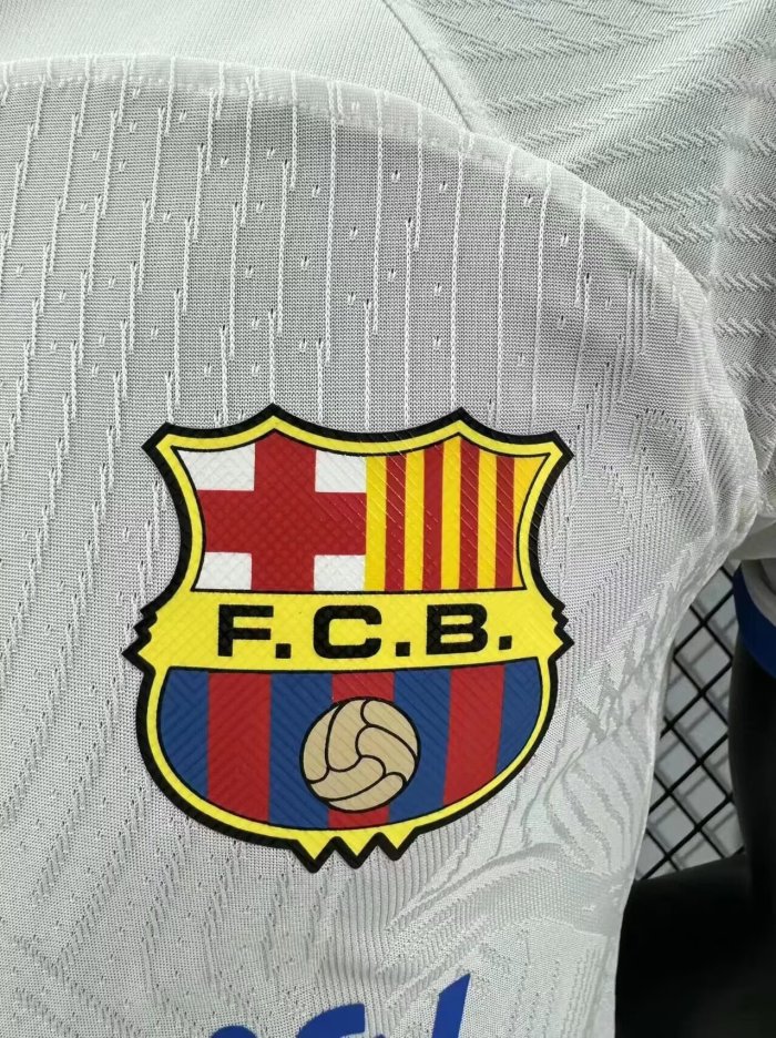 23-24 BAR Away Player Version Soccer Jersey