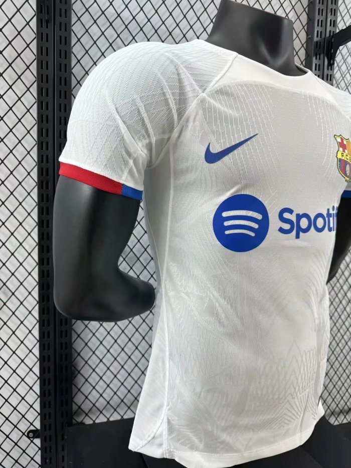 23-24 BAR Away Player Version Soccer Jersey