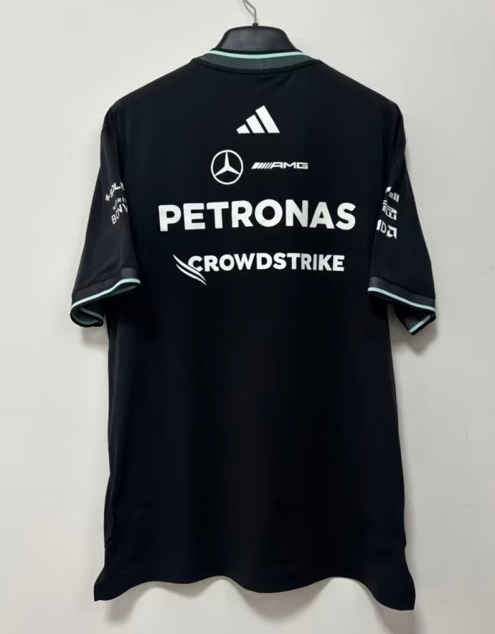2026 Benz New Pattern Player Version Short Sleeve Racing Suit