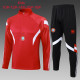 24-25 Bayern High Quality Kids Half Pull Tracksuit
