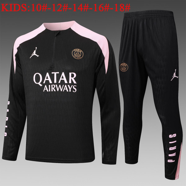 24-25 PSG High Quality Kids Half Pull Tracksuit