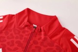 2024 AD Red Half Pull Tracksuit