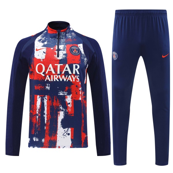 24-25 PSG High Quality Half Pull Tracksuit