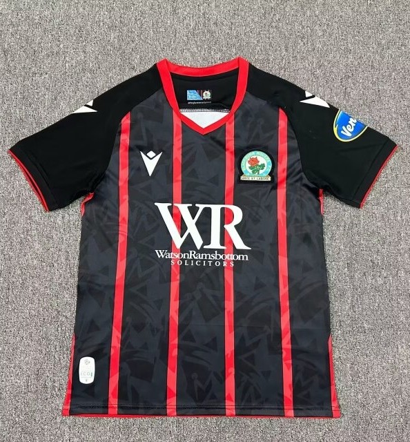 24-25 Blackburn Away Fans Soccer Jersey