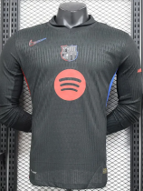24-25 BAR Away Long Sleeve Player Soccer Jersey