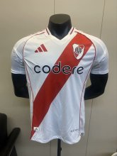 24-25 River Plate Home Player Version Soccer Jersey