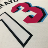22-23 HEAT ADERAYO #13 White City Edition Top Quality Hot Pressing NBA Jersey