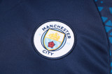 23-24 Man City High Quality Half Pull Tracksuit