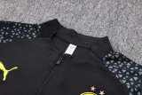 23-24 Dortmund High Quality Half Pull Tracksuit