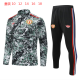24-25 Man Utd High Quality Kids Half Pull Tracksuit