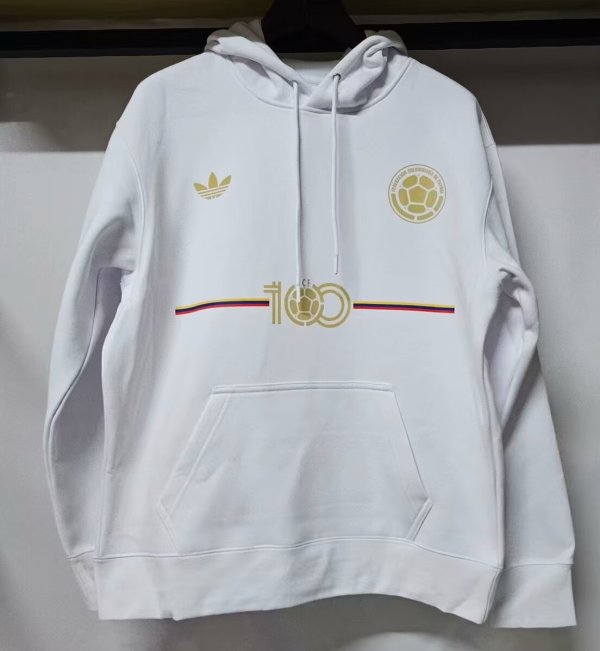 2024 Colombia White Fleece Hoodie