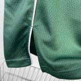 22-23 BUCKS LILLARD #0 Away Green Top Quality Hot Pressing NBA Jersey(V领)