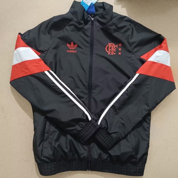 24-25 Flamengo Black Windbreaker