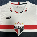 24-25 Sao Paulo Home 1:1 Fans Soccer Jersey
