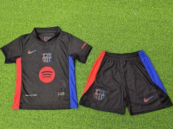 24-25 BAR Away Kids Player Version Soccer Jersey