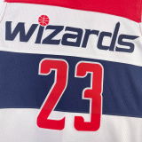 22-23 Wizards JORDAN #23 White Top Quality Hot Pressing NBA Jersey