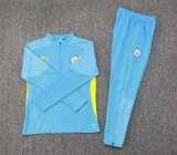 24-25 Man City High Quality Half Pull Tracksuit