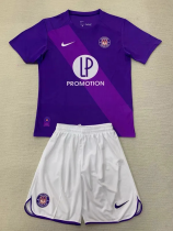 24-25 Toulouse Home Kids Soccer Jersey