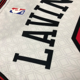 22-23 Bulls LAVINE #8 White City Edition Top Quality Hot Pressing NBA Jersey