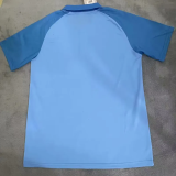 24-25 Man City White Blue Short Sleeve