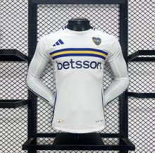 24-25 Boca Juniors Away Long sleeves Player Version Soccer Jersey