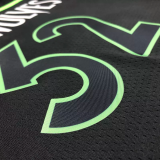 22-23 TIMBERWOLVES TOWNS #32 Black Top Quality Hot Pressing NBA Jersey (Trapeze Edition)