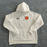 2024 Man Utd White Fleece Hoodie