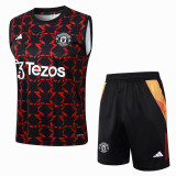 24-25 Man Utd High Quality Tank Top And Shorts Suit