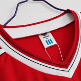1986 Man Utd Home Long Sleeve Retro Soccer Jersey