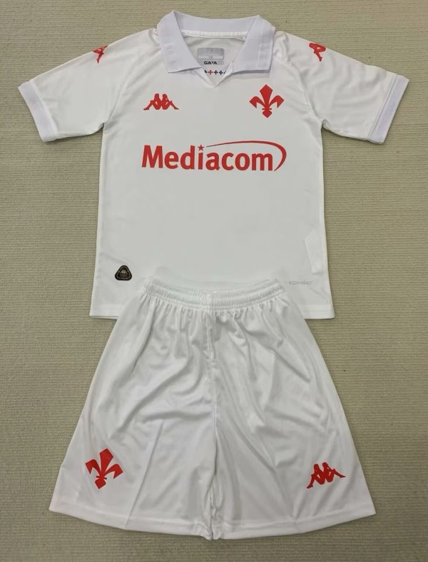 24-25 Fiorentina Away Kids Soccer Jersey