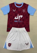 24-25 Burnley Home Kids Soccer Jersey