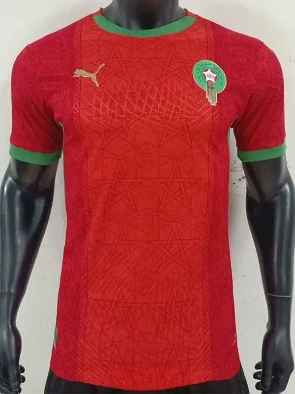 24-25 Morocco Home Player Version Soccer Jersey