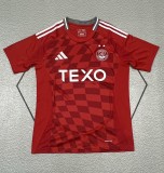 24-25 Aberdeen Home Fans Soccer Jersey