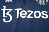 24-25 Man Utd High Quality Half Pull Tracksuit