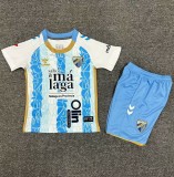 24-25 Málaga Home Kids Soccer Jersey