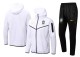 22-23 Brazil White Hoodie Jacket Tracksuit#F392