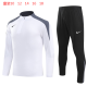 2024 NK White Kids Half Pull Tracksuit