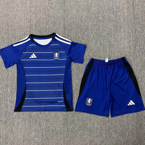 24-25 Aston Villa Third Kids Soccer Jersey