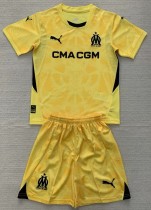24-25 Marseille Yellow GoalKeeper Adult Suit