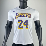 2023 LAKERS BRYANT #24 White Quick drying T-shirt