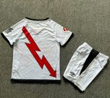 24-25 Rayo Vallecano Home Kids Soccer Jersey