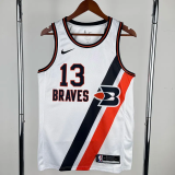 2019-20 Clippers GEORGE #13 White City Edition Top Quality Hot Pressing NBA Jersey