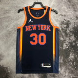 22-23 KNICKS RANDLE #30 Black Top Quality Hot Pressing NBA Jersey (Trapeze Edition)