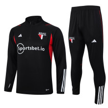 23-24 Sao Paulo FC High Quality Half Pull Tracksuit