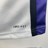 23-24 Kings MONK #0 White Top Quality Hot Pressing NBA Jersey