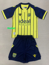 24-25 West Bromwich Away Kids Soccer Jersey
