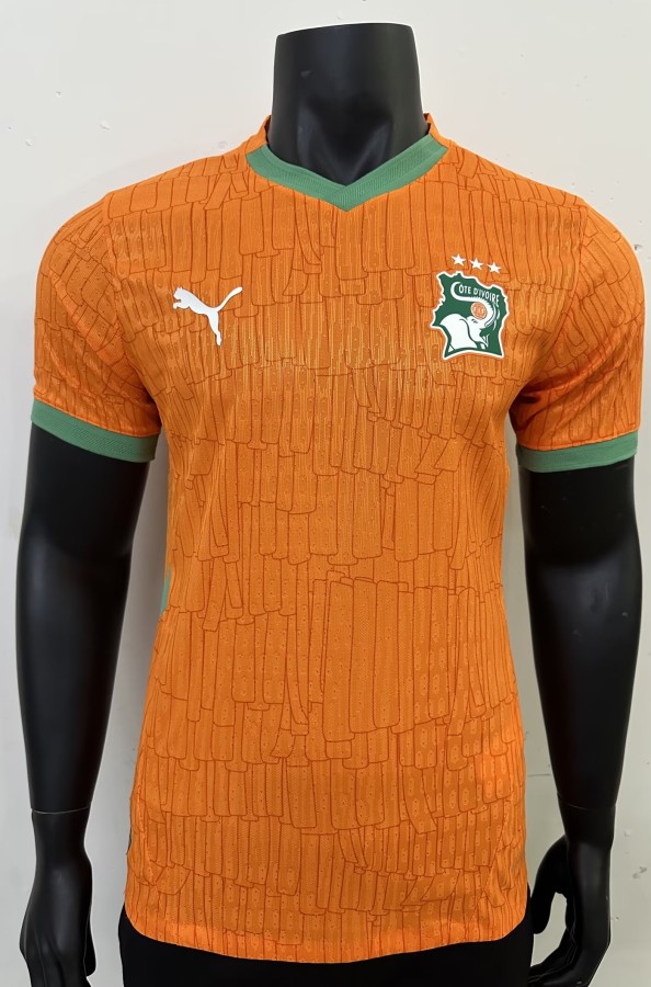 24-25 Cote d'Ivoire Home Players Version Soccer Jersey
