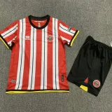 24-25 Sheffield United Home Kids Soccer Jersey