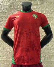 24-25 Morocco Home Player Version Soccer Jersey
