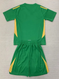 24-25 Spain Green GoalKeeper Kids Soccer Jersey